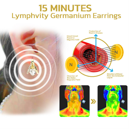 (🎅Limited Time Discount 80% Last Day 🎁Christmas 🎄)Histone™ Lymphvity MagneTherapy Germanium Earrings