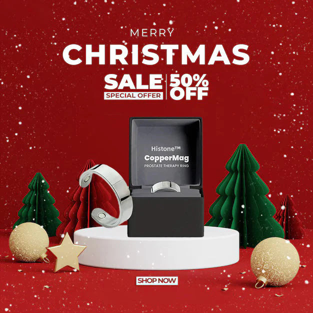 【 ✨Official Brand Store ✨】Histone™ Copper Mag Prostate Therapy Ring 🎅Early Christmas Sale 49% Off🎅